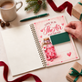 Valentine Gift Card Book with Matching Envelope – 12 Gift Card Pages, A5 Spiral Bound Romantic Gift