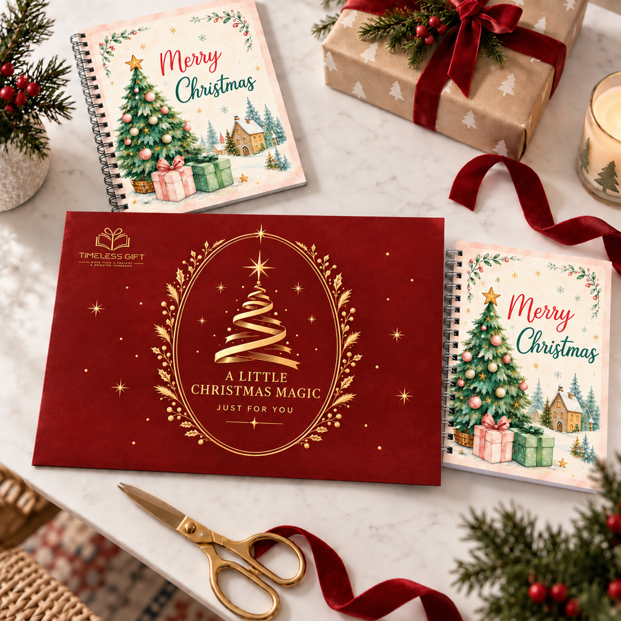 Elegant Christmas Cash Gift Packaging, A5 Gift Book Envelope