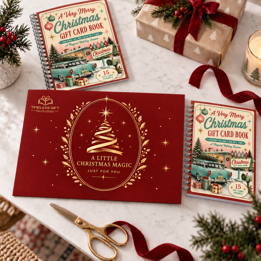 Elegant Christmas Cash Gift Packaging, A5 Gift Book Envelope
